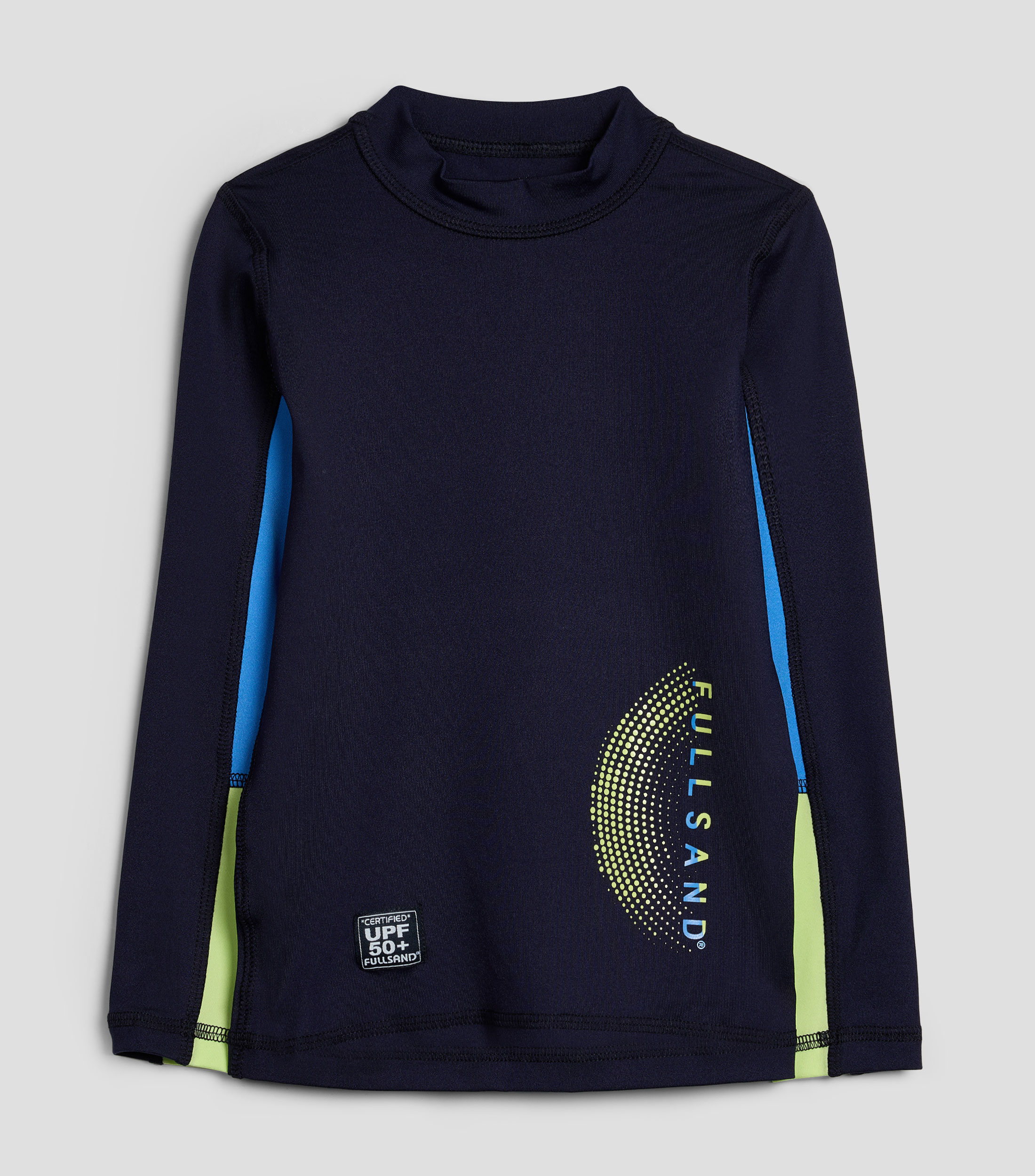Playera de playa cuello redondo manga larga estampada Niño